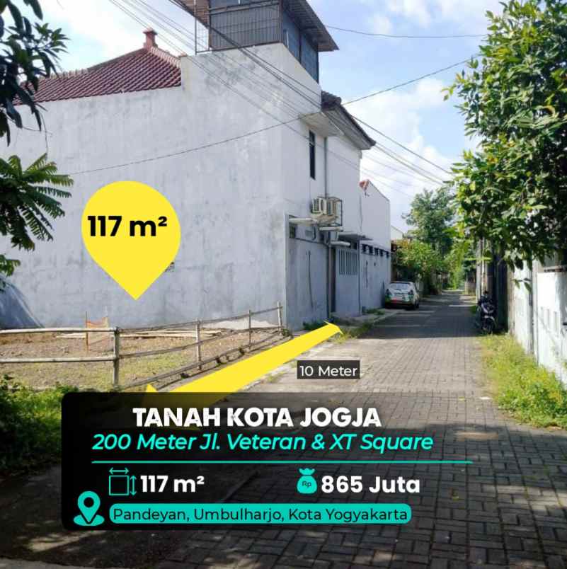dijual tanah jl veteran