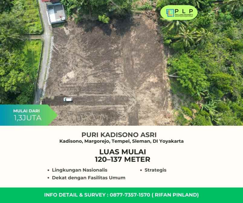 dijual tanah kadisono margorejo tempel