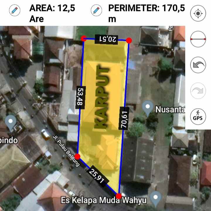 dijual tanah pedungab