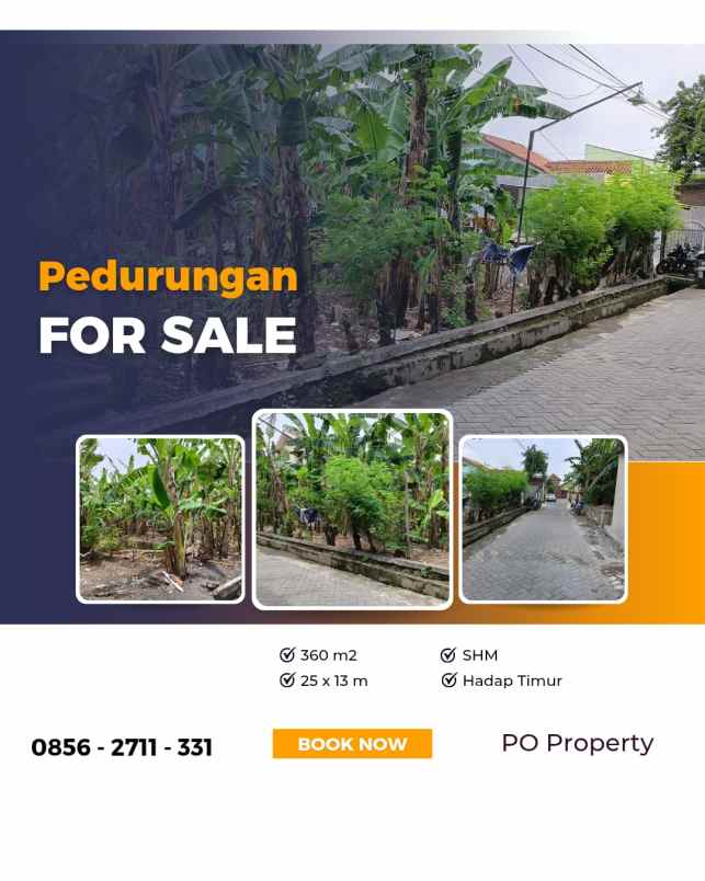 dijual tanah pedurungan