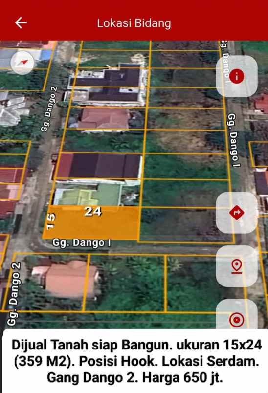dijual tanah sungai raya dalam