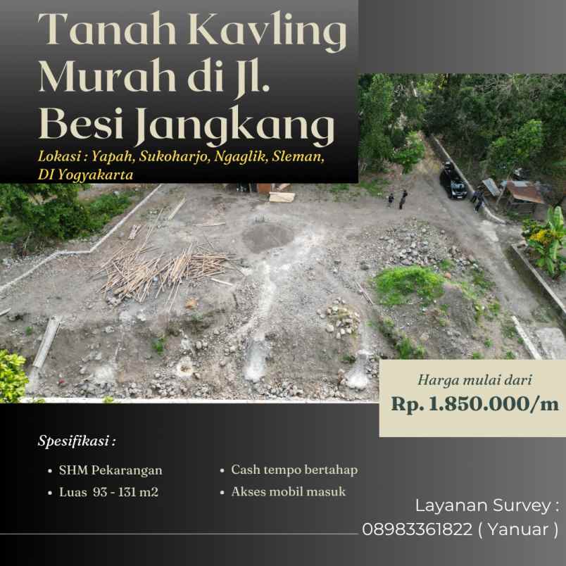 dijual tanah yapah sukoharjo ngaglik