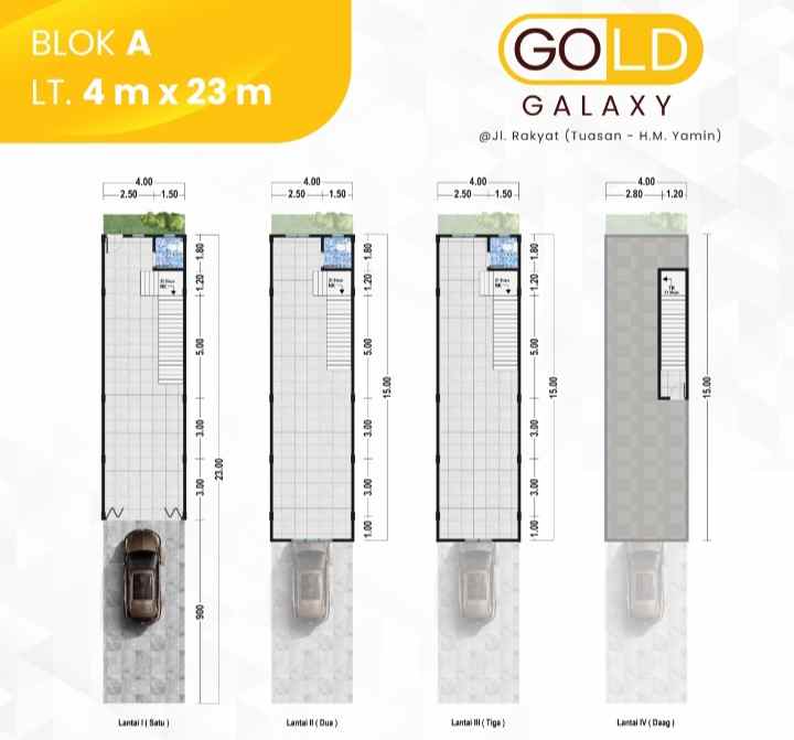 dijual villa jalan rakyat pasar 3