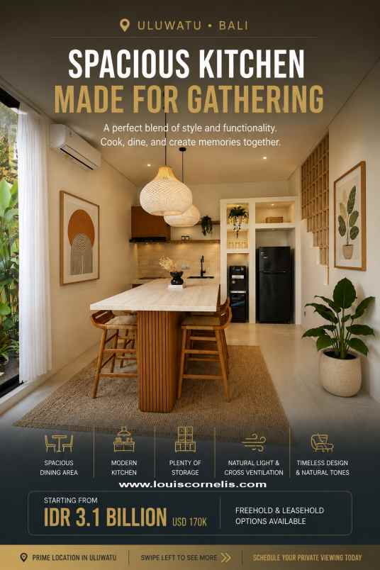 dijual villa jalan raya uluwatu pecatu