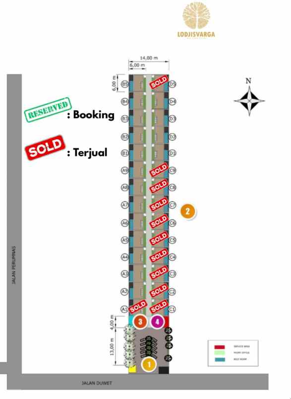 dijual villa jl duwet no rt06 02