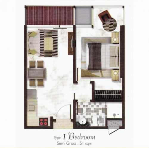 disewakan apartemen pantai indah kapuk jakarta