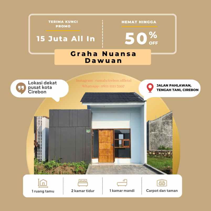 graha nuansa dawuan perumahan dekat pusat kota cirebon