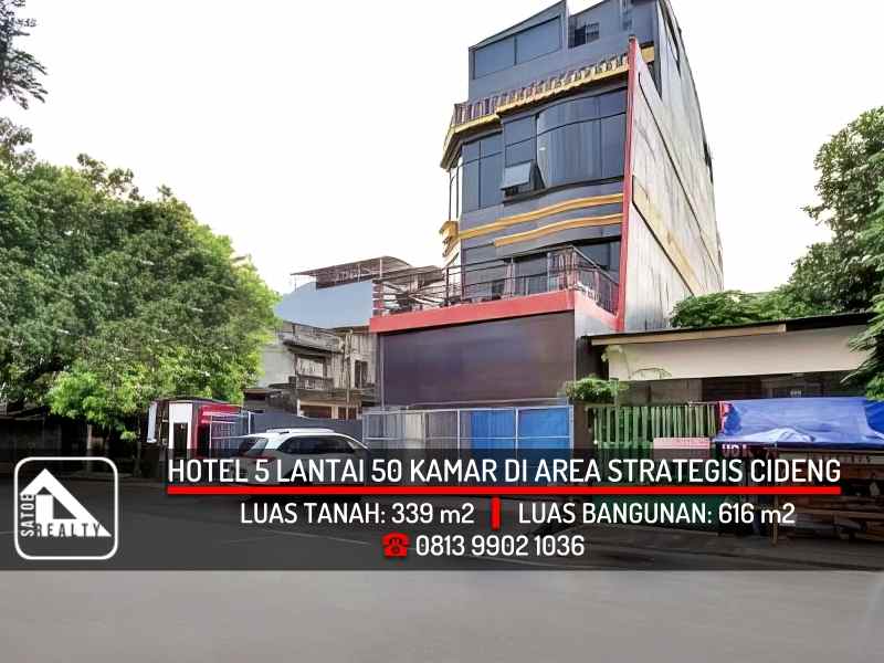 hotel 50 kamar omzet bagus di cideng jakarta pusat