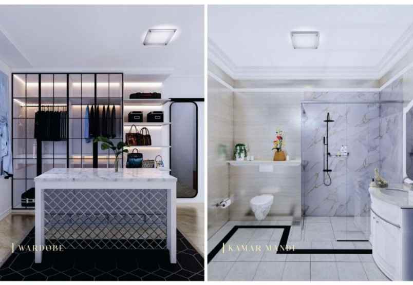 jual rumah mewah dalam kawasan tepi danau di bogor