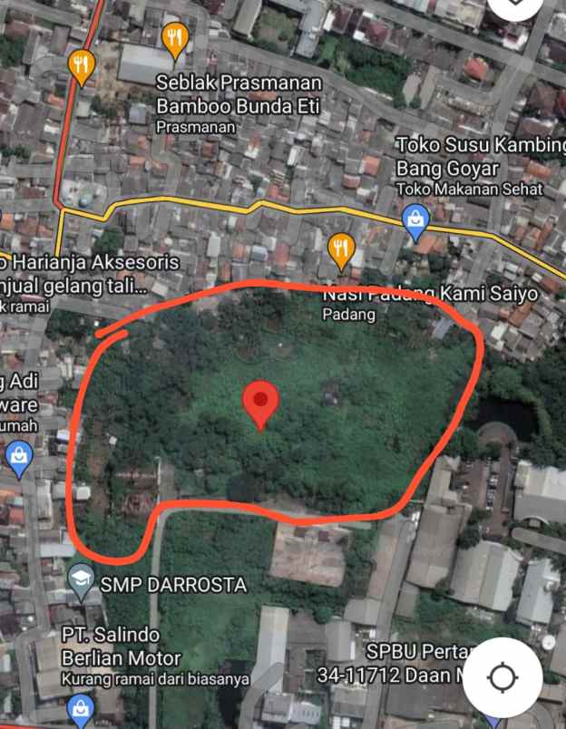 kavling daan mogot 5 5ha harga 18jt m