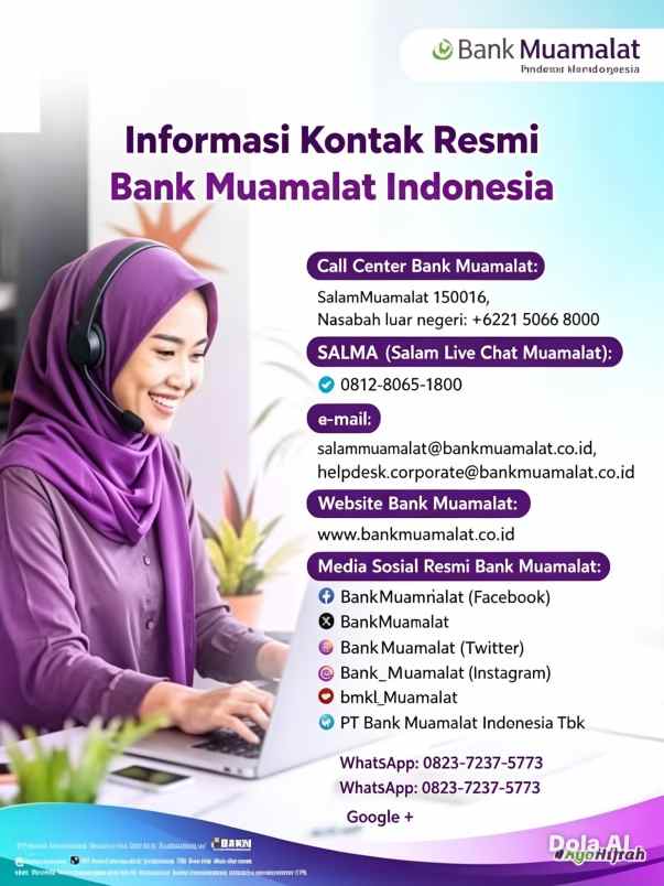 layanan call center muamalat whatsapp