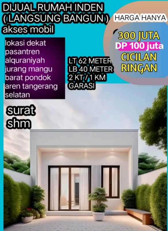 mikiki rumah inden dan tanah kavling