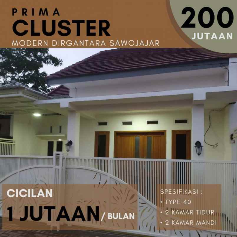 modern dirgantara sawojajar prima cluster malang