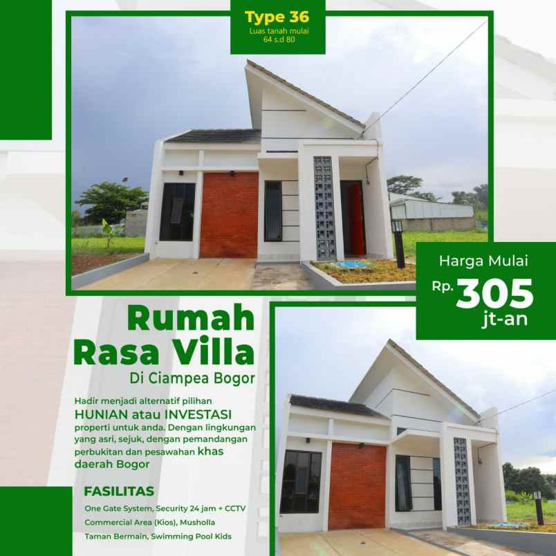 ruko gudang kantor ciampea bogor