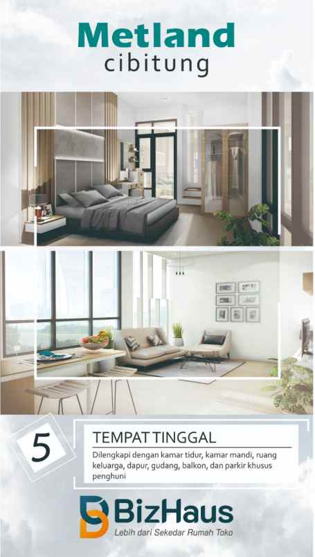 ruko gudang kantor jl metland cibitung bekasi