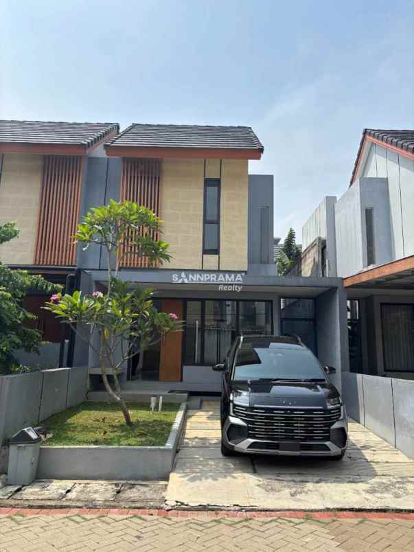 rumah 2 lantai dalam cluster bali resort bogor iml