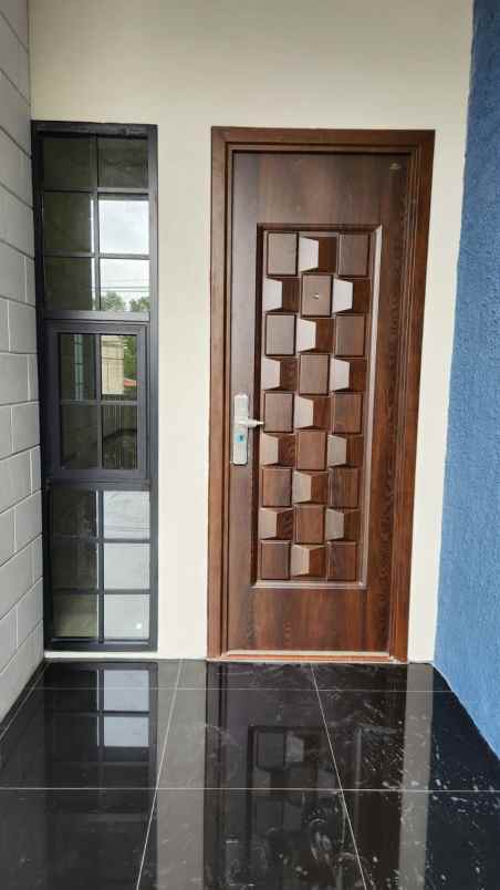rumah baru siap huni nempel jalan aspal shm ready