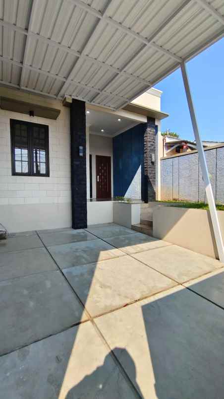 rumah baru siap huni nempel jalan aspal shm ready