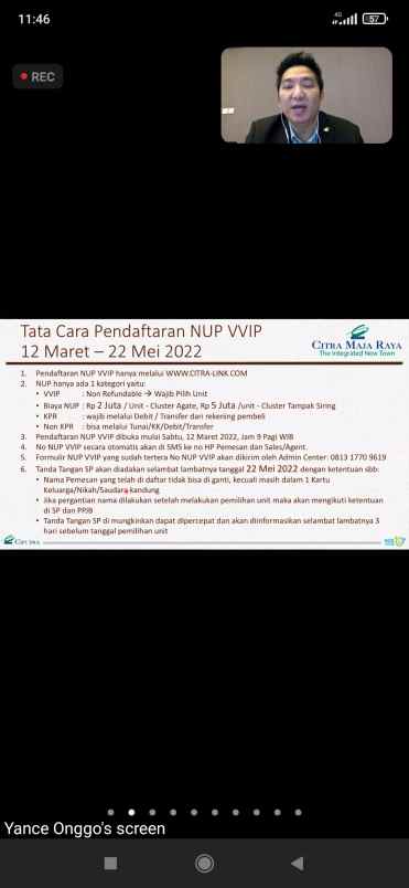 rumah cluster agate citra maja raya