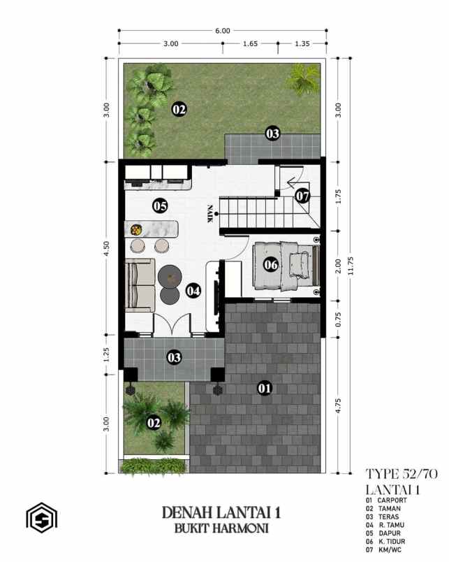 rumah di karangploso harga murah
