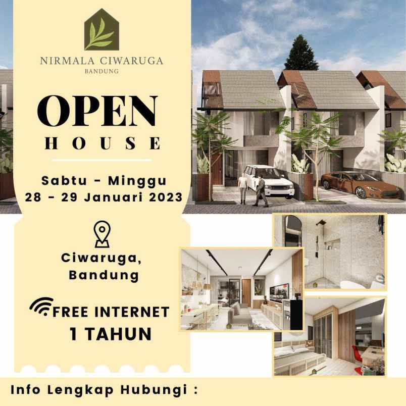 rumah dua lantai sayap gegerkalong ciwaruga bandung