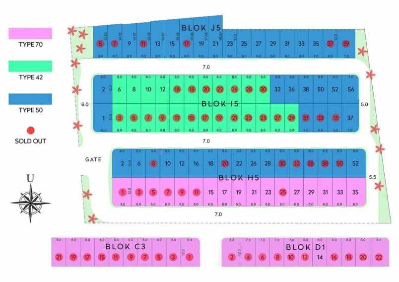 rumah greenlake surabaya