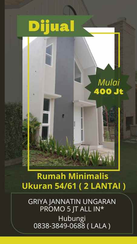 rumah mewah ungaran view menawan tanpa dp