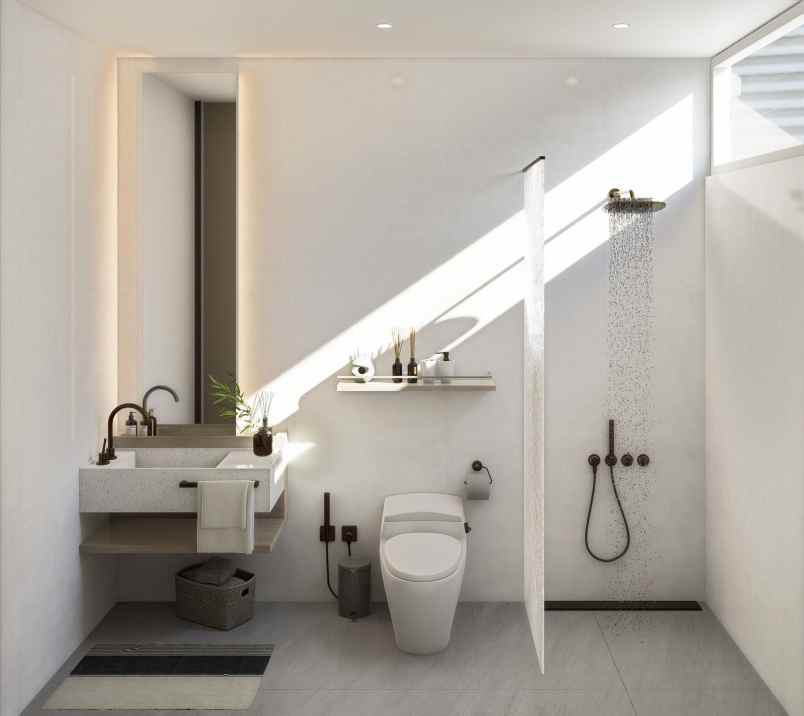 rumah modern dalam cluster ekslusif desain elegan