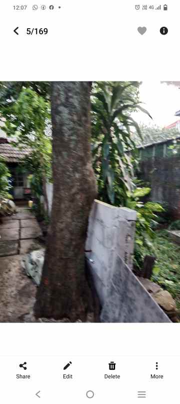 rumah second tanah luas jual cepat dijatipadang jaksel