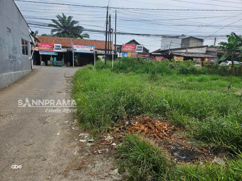 sebidang tanah luas 2000 m di pengasinan depok