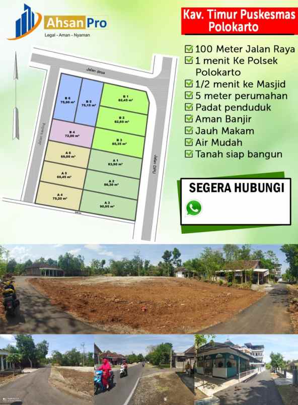 tanah jatisari mranggen polokarto