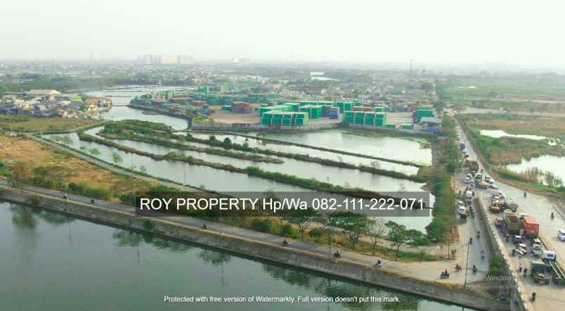 tanah jl akses marunda