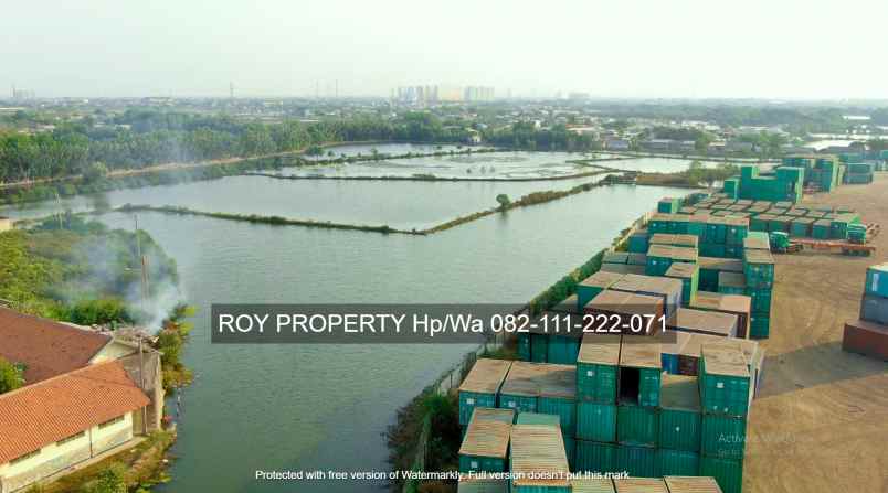 tanah jl akses marunda