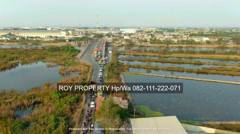 tanah jl akses marunda