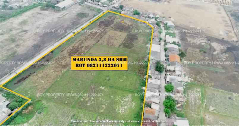 tanah jl marunda makmur segara