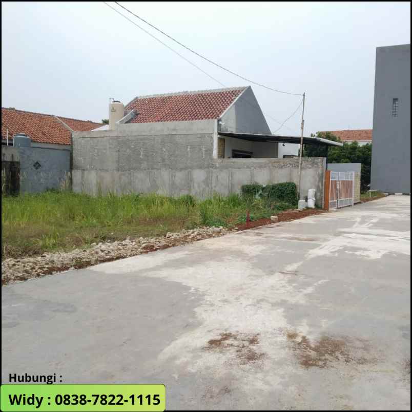 tanah kavling cibinong bogor siap bangun legalitas shm