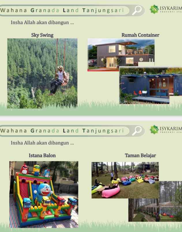 tanah kavling wisata ekslusif multifungsi granada land