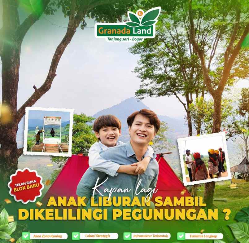 tanah kavling wisata ekslusif multifungsi granada land