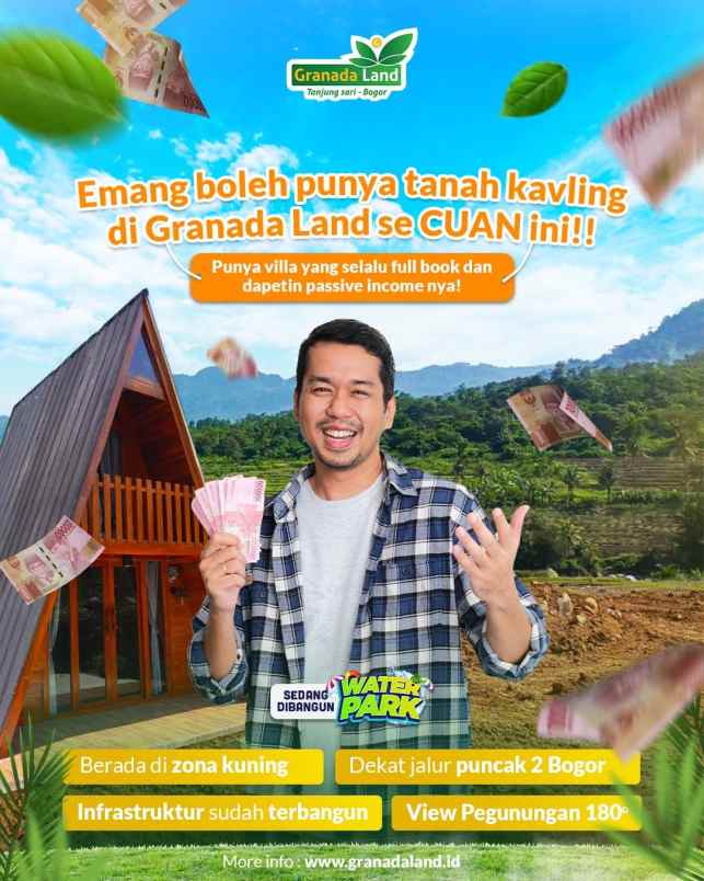 tanah kavling wisata ekslusif multifungsi granada land