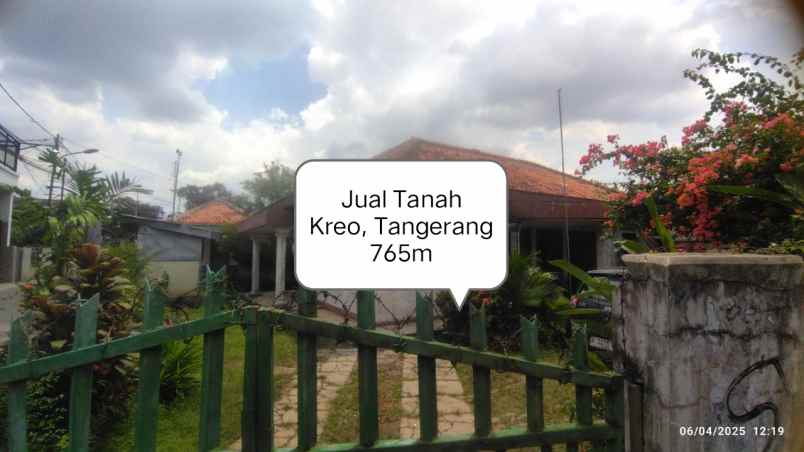 tanah luas kreo ciledug tangerang kota hook