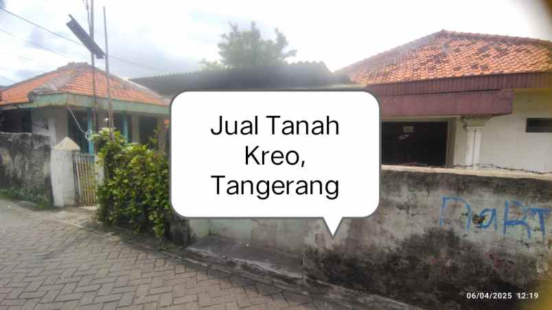 tanah luas kreo ciledug tangerang kota hook