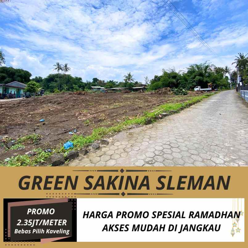 tanah pekarangan dekat jl magelang dan pasar sleman
