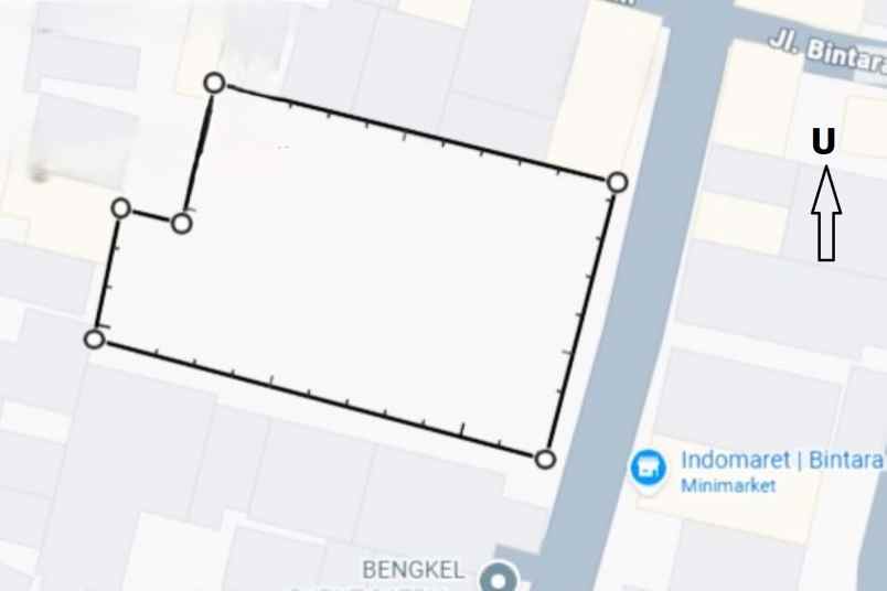 tanah strategis siap bangun jalan bintara bekasi barat