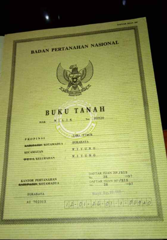 tanah wiyung gg 1 surabaya