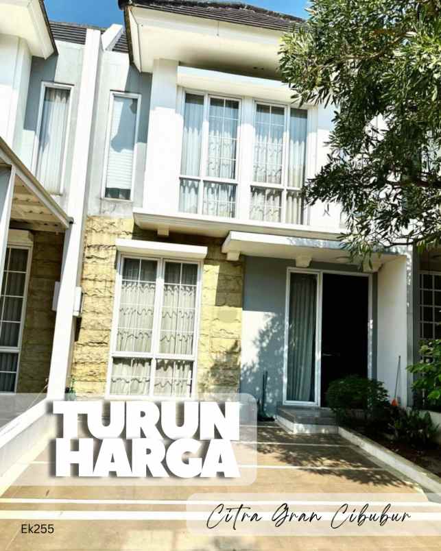 turun harga dijual rumah di komplek citra gran
