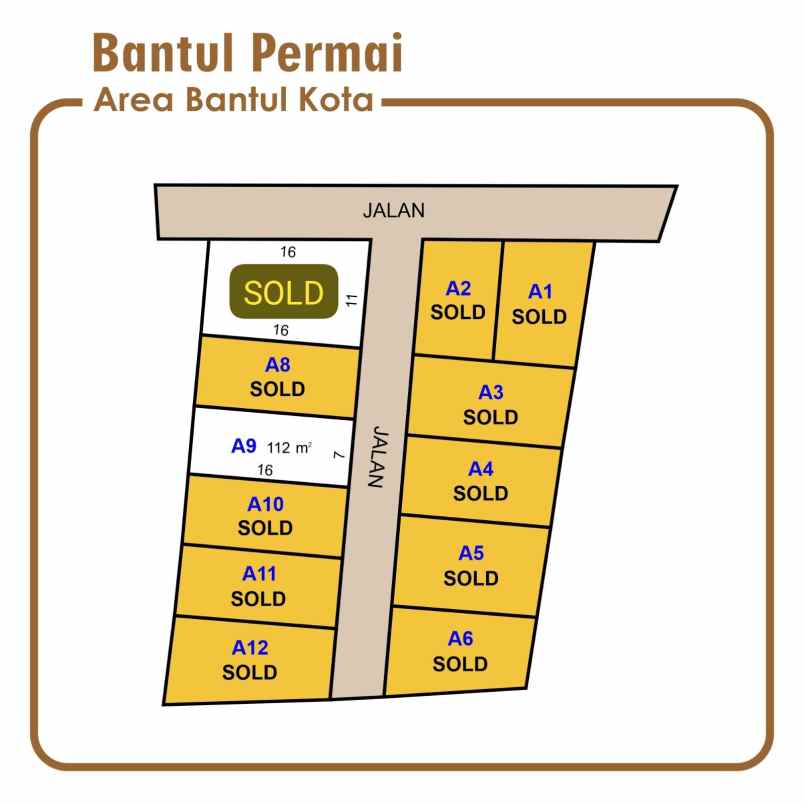 view sawah masih asri pekarangan di sewon cocok hunian