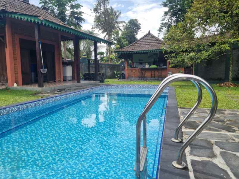 villa view merapi harga nego dijual di turi