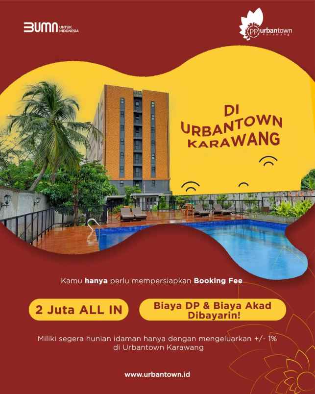 dijual apartemen siap huni di karawang barat