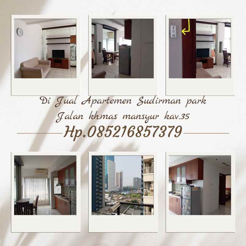 dijual apartemen sudirman park