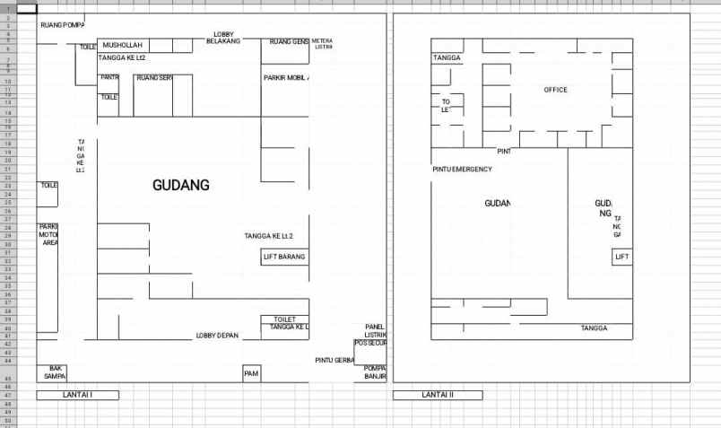 dijual disewa gudang di kawasan industri pulogadung